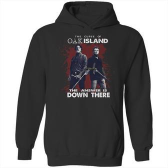 Rick Lagina Robert Clotworthy The Curse Of Oak Island Answer Is Down There Shirt Hoodie | Favorety AU