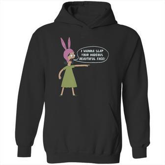 Ripple Junction Bobs Burgers I Wanna Slap Your Face Adult Hoodie | Favorety UK