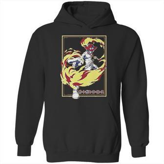 Ripple Junction One Piece Adult Ace With Fire Heavy Weight Hoodie | Favorety AU