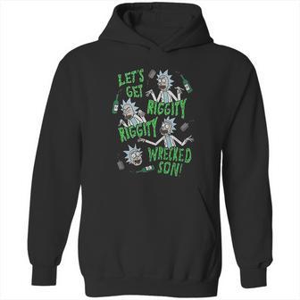 Ripple Junction Rick And Morty Riggity Riggity Wrecked Hoodie | Favorety