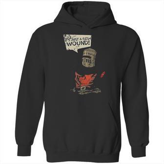 Rivebella New Graphic Its Just A Flesh Wound Hoodie | Favorety CA