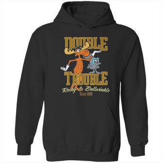 Rocky And Bullwinkle Double Trouble Pals Graphic Hoodie | Favorety