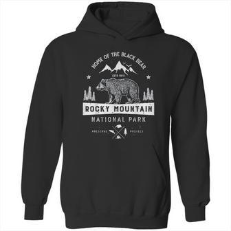 Rocky Mountain National Park Vintage Colorado Bear Retro Hoodie | Favorety