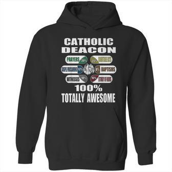 Roman Catholic Deacon Duties Pun Gift Hoodie | Favorety UK