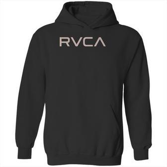 Rvca Mens Red Stitch Graphic Crew Hoodie | Favorety UK