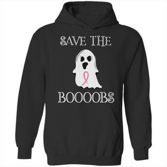 Save The Boooobs Breast Cancer Halloween Ghost Hoodie | Favorety CA