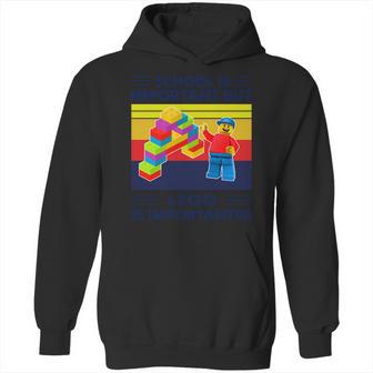 School Is Important But Lego Is Importanter Vintage Shirt Hoodie | Favorety AU