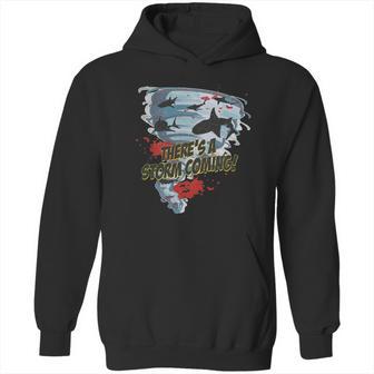 Shark Tornado - Shark Cult Movie - Shark Attack - Shark Tornado Horror Movie Parody - Storms Coming Hoodie | Favorety UK