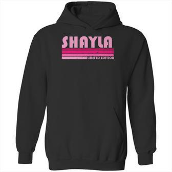 Shayla Name Personalized Retro Vintage 80S 90S Hoodie | Favorety UK