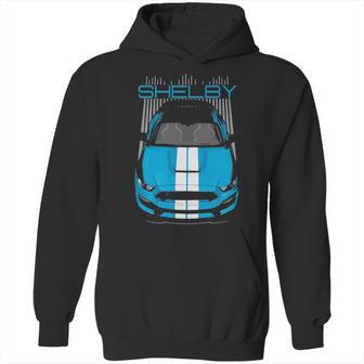 Shelby Gt350 Grabber Blue Hoodie | Favorety UK