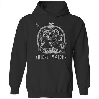 Shield Maiden Viking Woman Warrior Norse Mythology Gift Hoodie | Favorety