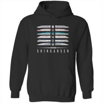 Shinkansen Bullet Train Six Pack Series Japanese Kanji Japan Hoodie | Favorety UK