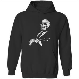 Skeleton Banjo Player Graphic Hoodie | Favorety UK