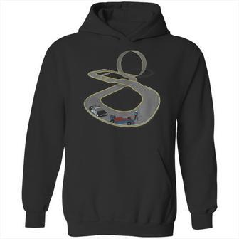 Slots Infringement Cars Humour Cool Racing Retro Slotcar Fun Vector Zomboy Funny Toys Hoodie | Favorety DE