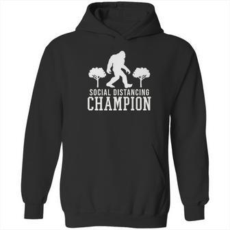 Social Distancing Champ Graphic Hoodie | Favorety AU