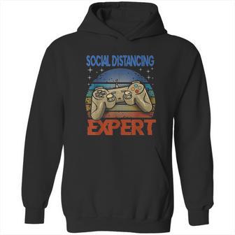 Social Distancing Expert Gaming Video Gamer Hoodie | Favorety UK