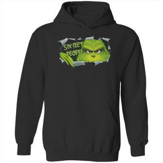 Social Distancing Six Feet People Funny Hoodie | Favorety UK