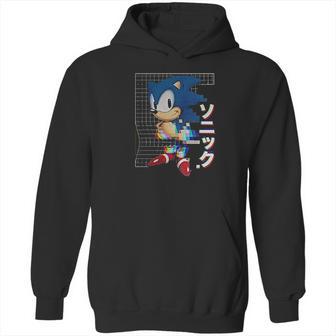 Sonic Hedgehog Digitized Art Hoodie | Favorety UK