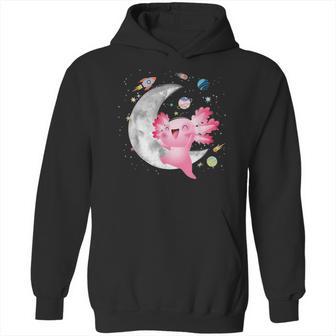 Space Axolotl Kawaii Pastel Goth Anime Comic For Girls Hoodie | Favorety DE