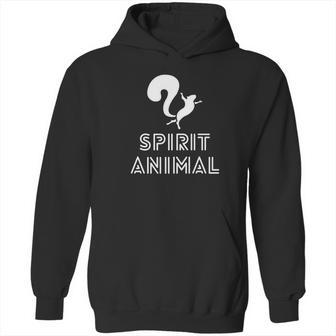 Spirit Animal Squirrel Pullover Funny Humor Gif Hal Hoodie | Favorety DE