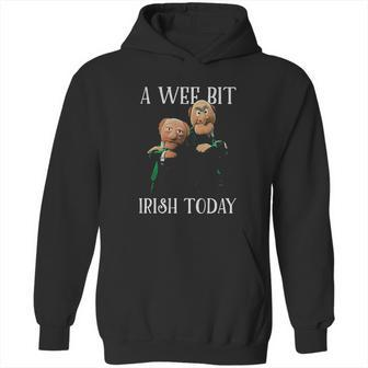 St Patricks Day Gift Irish Day Statler And Waldorf A Wee Bit Irish Today Funny Hoodie | Favorety