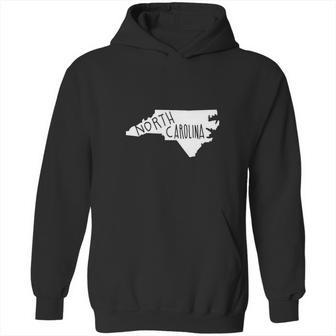 The State Of North Carolina No Color Hoodie | Favorety CA