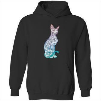 Stay Weird Pastel Goth Sphynx Cat Tattoo Kitten Hoodie | Favorety AU