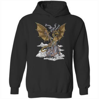 Steampunk Dragon Mechanical Gears Fantasy Industrial Gothic Hoodie | Favorety UK