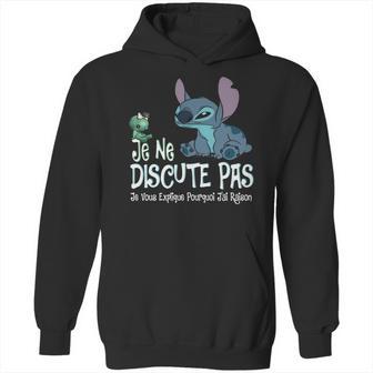 Stitch Je Ne Discute Pas Je Vous Explique Pourquoi Jai Raison Hoodie | Favorety DE