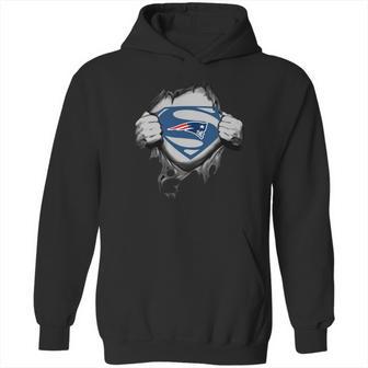 Superman New England Patriots Shirt Hoodie | Favorety