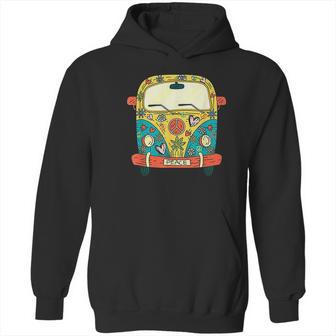 Surf Camping Bus Model Love Retro Peace Hippie Surfing 60S Hoodie | Favorety AU