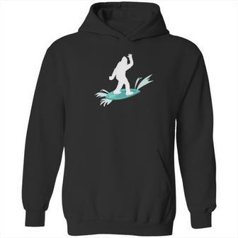 Surfing Bigfoot In Hawaii Aloha Tiki Bar Luau Party Hoodie | Favorety CA