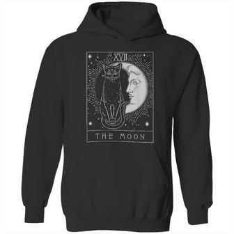 Tarot Card Crescent Moon And Cat Aesthetic Gift 2022 Hoodie | Favorety CA