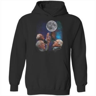 Three Bernie Sanders Moon Tshirt Hoodie | Favorety UK