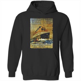 Titanic Sailing Ship Cruise Vintage Poster Hoodie | Favorety