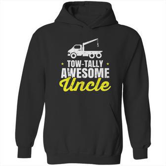 Tow Truck Driver Uncle Towing Car Pun Pickup Wrecker Gift Hoodie | Favorety UK