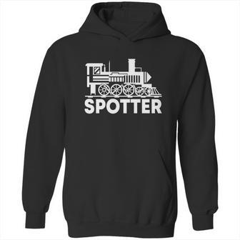 Trainspotter Design Trainspotting Locomotive Steam Engine Gift Graphic Design Printed Casual Daily Basic Hoodie | Favorety AU