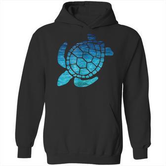 Turtle Lovers Blue Aqua Colors Beach T Cutes Hoodie | Favorety CA