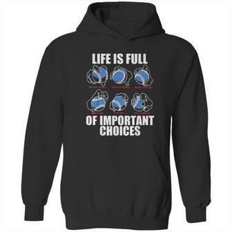 Types Of Baseball Pitches Life Choices Pitcher Player Gift Hoodie | Favorety DE