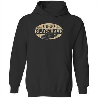 Uh60 Blackhawk Helicopter Vintage Design Hoodie | Favorety CA