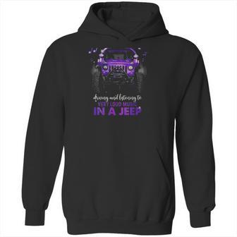 Never Underestimate The Therapeutic Power Of Driving And Listening To Very Loud Music In A Jeep Hoodie | Favorety CA