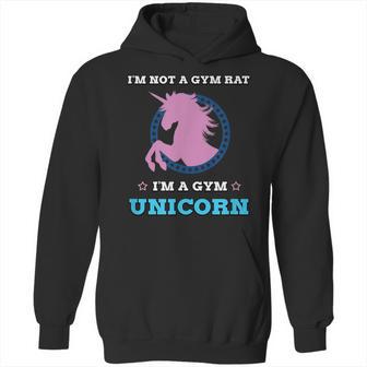 Unicorn Gym Workout Fun Fitness By Zany Brainy Hoodie | Favorety