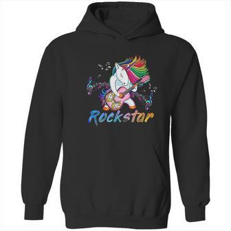 Unicorn Rock Star Guitar Rocking Music Singer Hoodie | Favorety