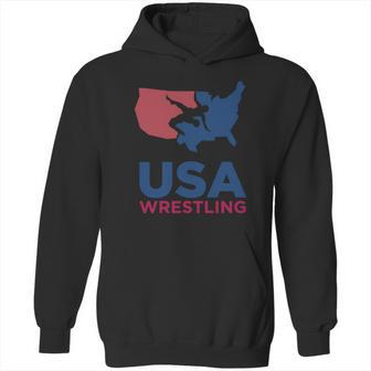 Usa Wrestling Eroded Hoodie | Favorety