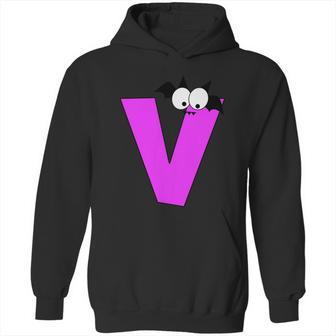 V Name Charater Dracula Halloween Quote Hoodie | Favorety AU