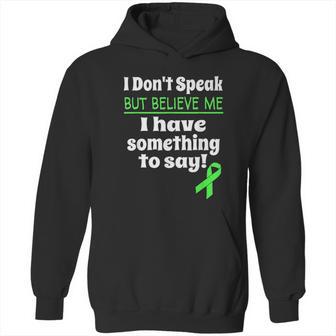 Verbal Awareness Cerebral Palsy Brain Damage Awareness Hoodie | Favorety CA