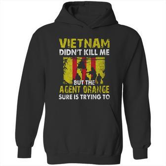 Vietnam Didnt Kill Me But The Agent Is Trying Aesthetic Gift 2022 Hoodie | Favorety