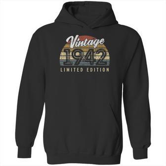 Vintage 1942 Limited Edition 80 Years Old 80Th Birthday Hoodie | Favorety UK