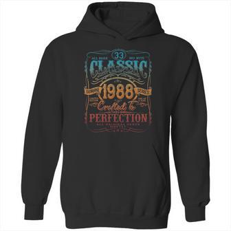 Vintage 1988 Limited Edition Gift 33 Years Old 33Rd Birthday Hoodie | Favorety DE