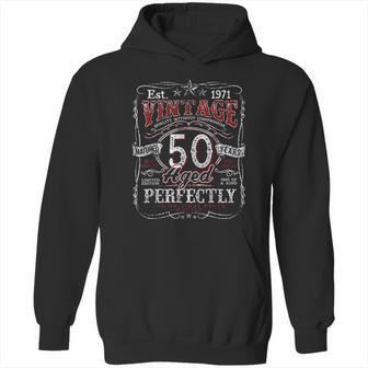 Vintage 51St Birthday 1971 Born In 1971 Gift Hoodie | Favorety DE